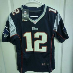 Women's Medium Patriots Jersey #12 New With Tags